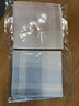 GLO-STORY男女方巾 棉质情侣款通用手帕浅色经典款手绢43cm*43cm WSP014078 实拍图