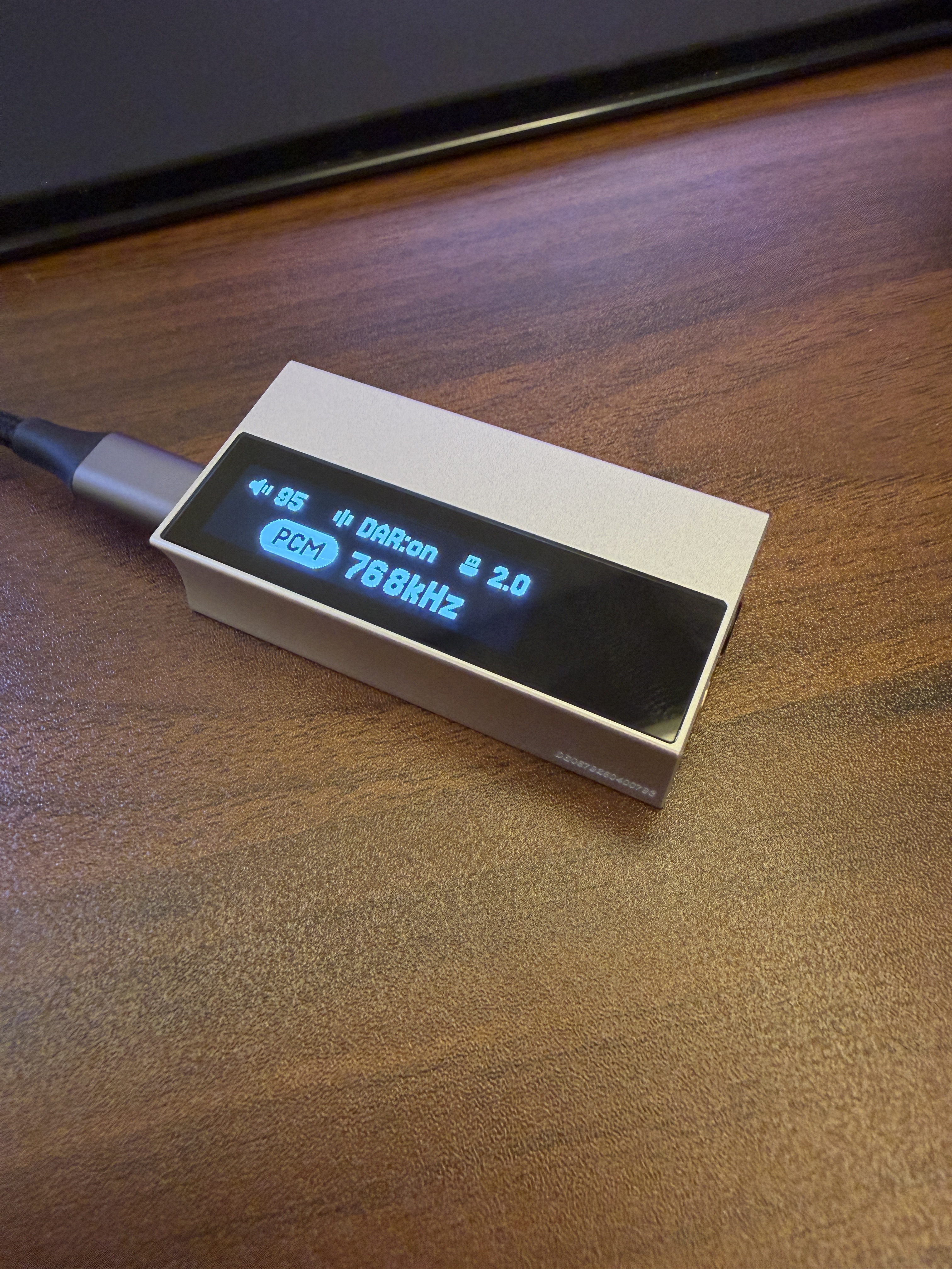 艾利和（Iriver）【重磅新品】AK HC5 解码耳放线3.5mm 4.4mm iOS安卓手机电脑旗舰HiFi便携小尾巴 银色 礼物世界杯 实拍图