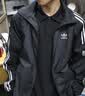 adidas宽松日常舒适运动夹克外套男女春季新款阿迪达斯官方三叶草   黑色（推荐选大一码)   S 实拍图