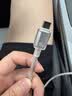 倍思苹果17/16/15充电线双type-c数据线PD100W快充ctoc车载5A适用iPhone17/16e/15Pro手机 钛色2米 实拍图