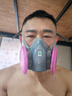 3M防毒面具 口罩防尘面具面罩 防甲醛防雾霾 防护化工喷漆农药 ws 【防尘防有机气体】7501主体+2097滤棉两片 实拍图