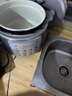 美的（Midea）有钛青瓷0涂层营养蒸电压力锅5L 智能预约多功能一体高压电饭锅MY-E5811G家用4-6人开盖火锅电饭煲 实拍图