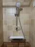 TOTO淋浴花洒可升降挂墙式浴室多功能出水钢琴键旋钮置物架(05-E) 实拍图