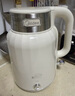 美的（Midea）电水壶电热水壶烧水壶艺术家2L无缝内胆开水恒温水壶316L不锈钢一键保温自动断电调奶器吨吨SH58-Q 实拍图