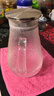 青苹果冷水壶凉水壶硼硅耐热玻璃冷热水壶嘟嘟壶1.75L家用饭店通用 实拍图