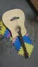 维卡斯（WEIKASI）民谣吉他初学者木吉他单板新手入门练习琴guitar吉它学生男女乐器 38英寸原木色+礼包【初学推荐】 实拍图