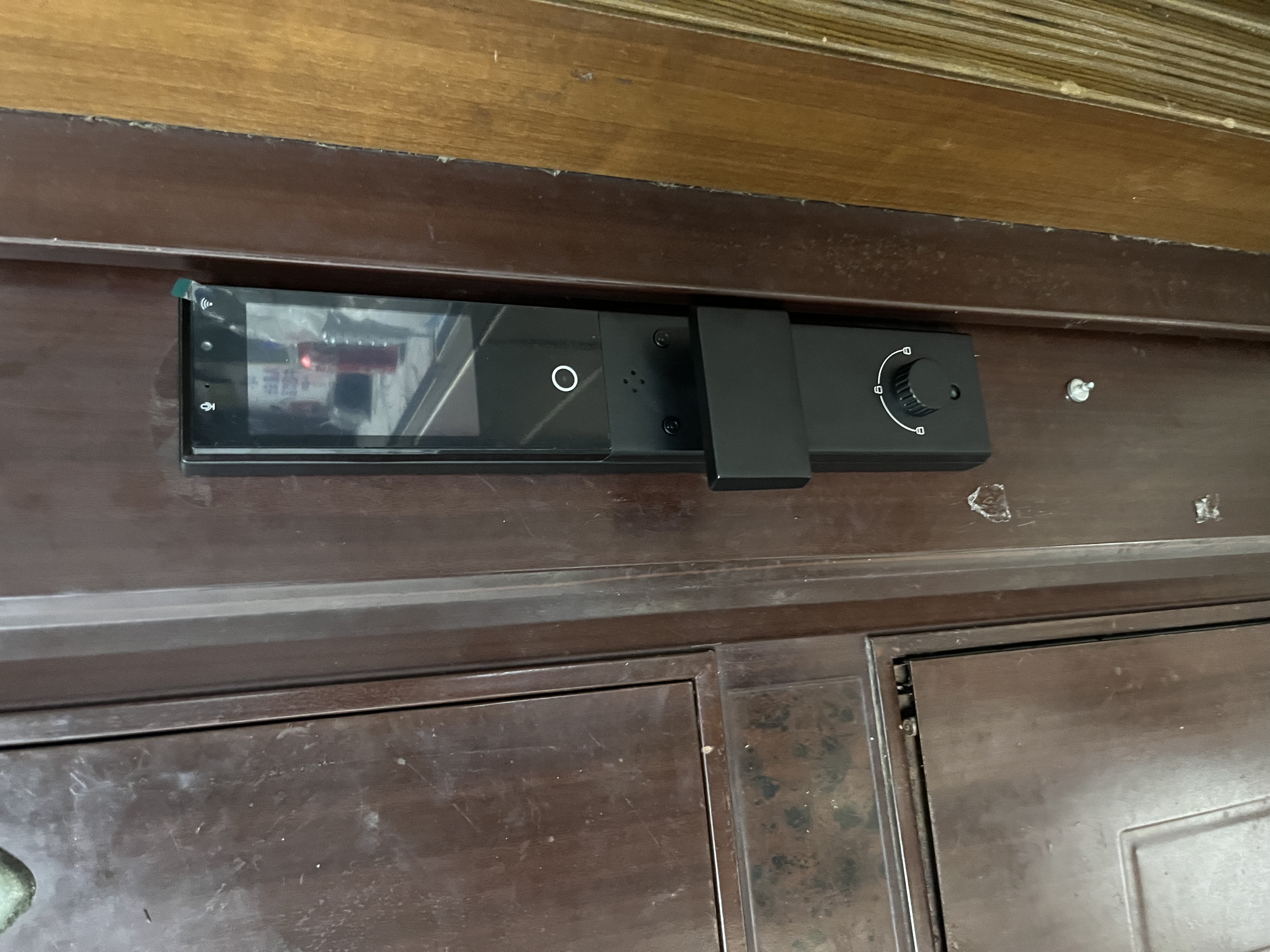 联想R20 Pro 掌静脉 智能门锁 指纹锁 3D人脸识别 智能锁 双摄像 电子锁 入户门 密码锁 电子锁 全自动 实拍图