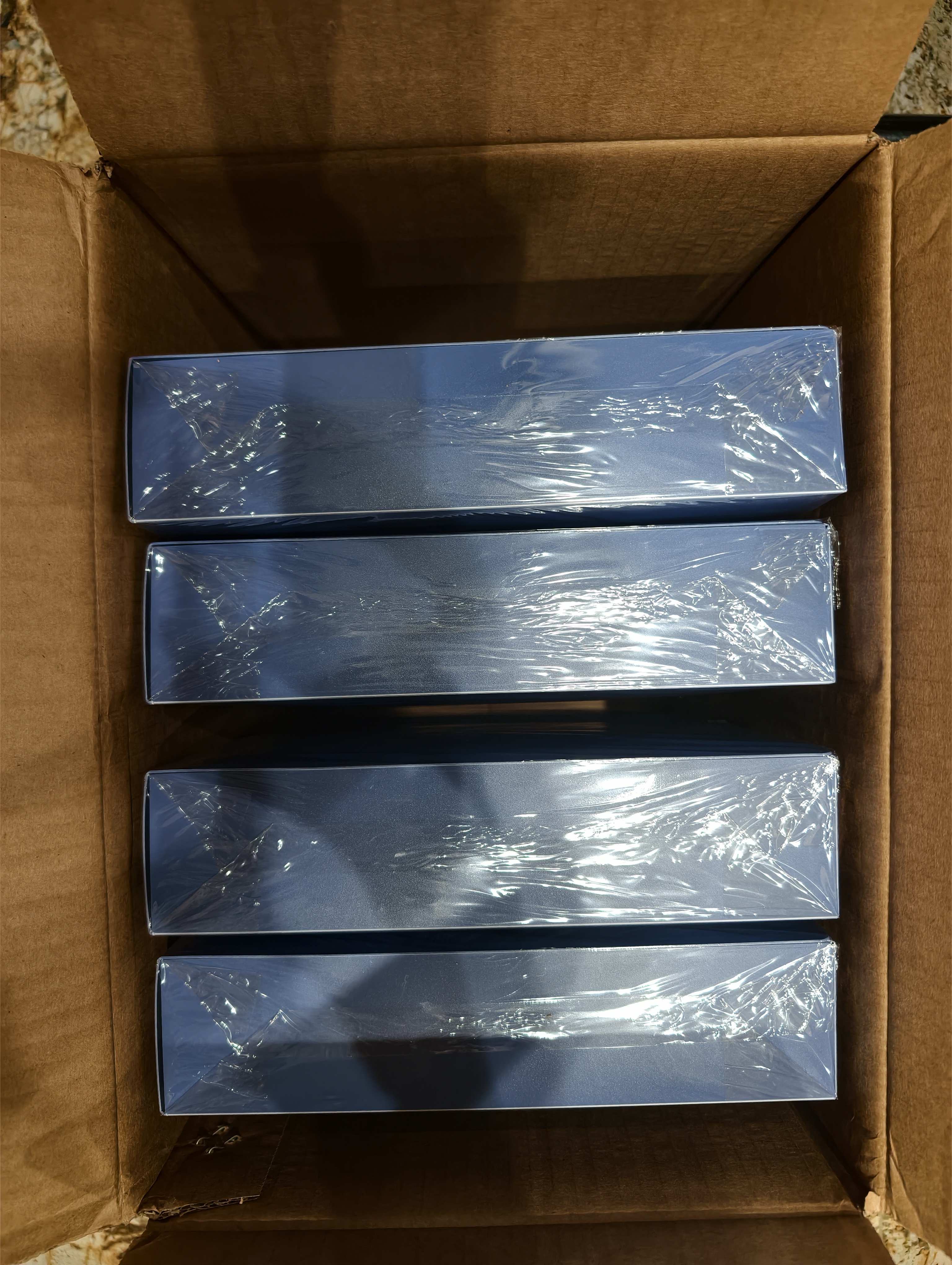 得力(deli)6只55mmA4文件盒 文件资料盒 加厚档案盒  财务用品 考试收纳 蓝色33441 实拍图