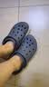 CROCS卡骆驰贝雅卡骆班洞洞鞋轻便耐磨拖鞋一脚蹬休闲鞋|205089 灰石色/彩色-0IE（含智必星） 46 /47(300mm) 实拍图