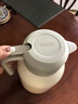 膳魔师（THERMOS）保温壶玻璃内胆家用大容量便携宿舍暖水壶热水瓶TEHA/TEHD TEHD-米白色【热卖推荐】 1.48L 实拍图