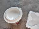 景德镇陶瓷茶杯盖子单卖圆形通用配件会议杯盖马克杯盖瓷杯子单盖 8.2cm 023纯白杯盖 实拍图