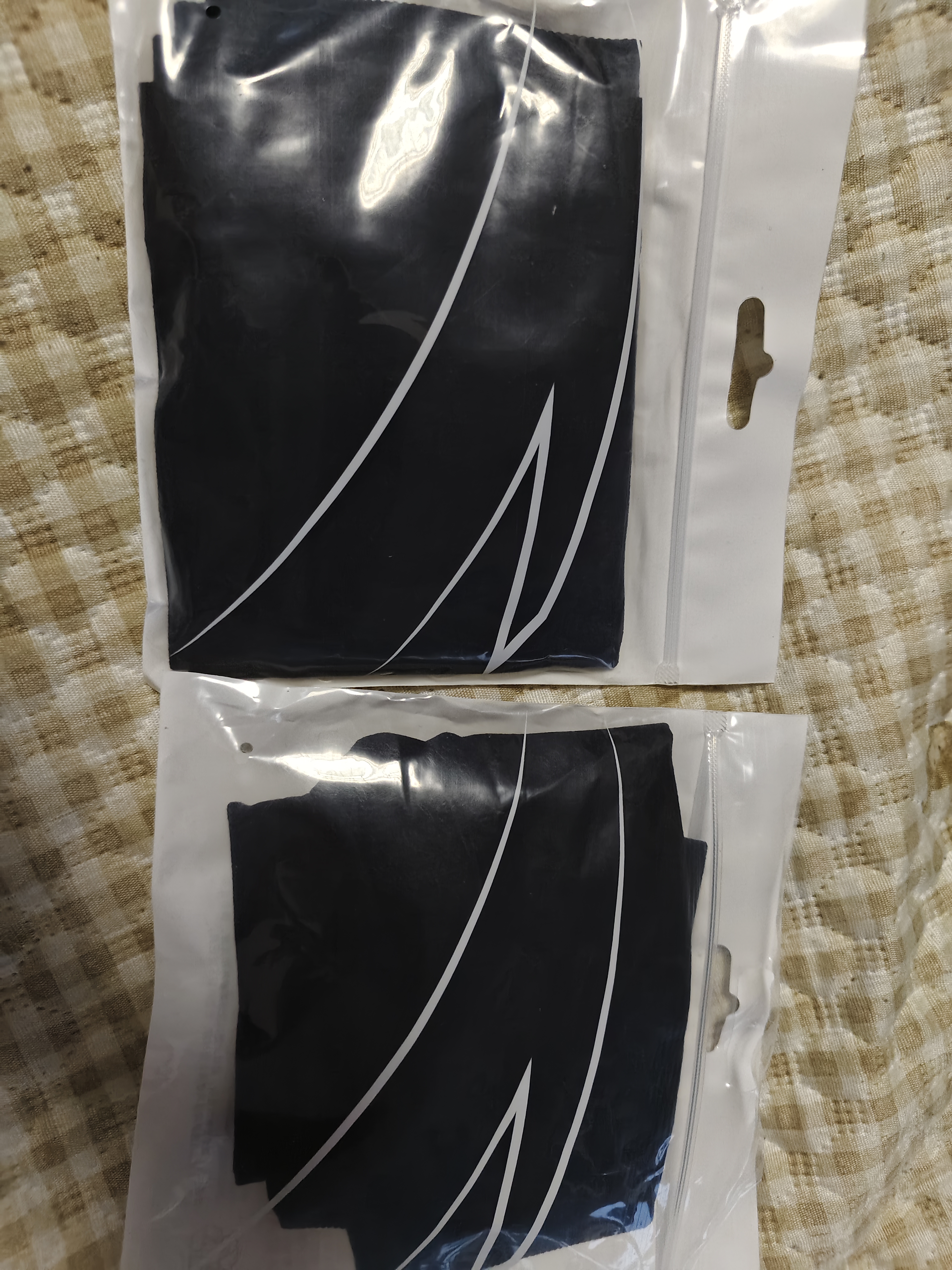 安踏（ANTA）冰袖男女防晒袖套冰丝袖套防紫外线冰柱袖护手臂套袖骑行胳膊黑L 实拍图