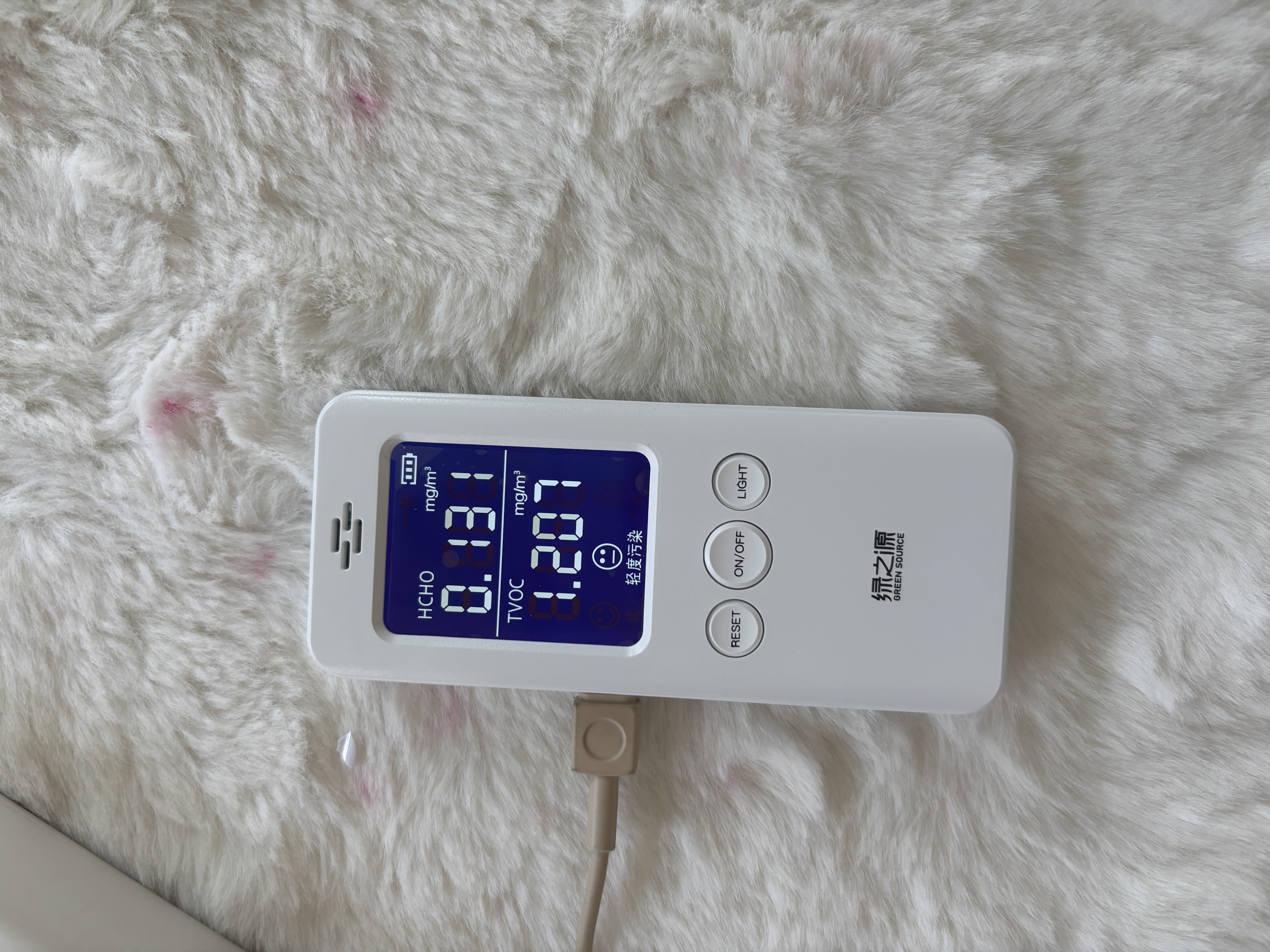 绿之源甲醛检测仪2.0增强版室内空气质量检测仪测甲醛仪器家用测试仪 实拍图