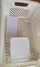 京东物流 桌面长方形收纳筐厨房杂物家用收纳盒塑料玩具零食整理 奶油色特大号 34*24*12.5cm 实拍图