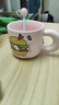 可爱fufu生日蛋糕马克杯带盖勺陶瓷杯送女生高颜值有意义生日礼物 汉堡生日蛋糕杯+勺1个350ml 实拍图