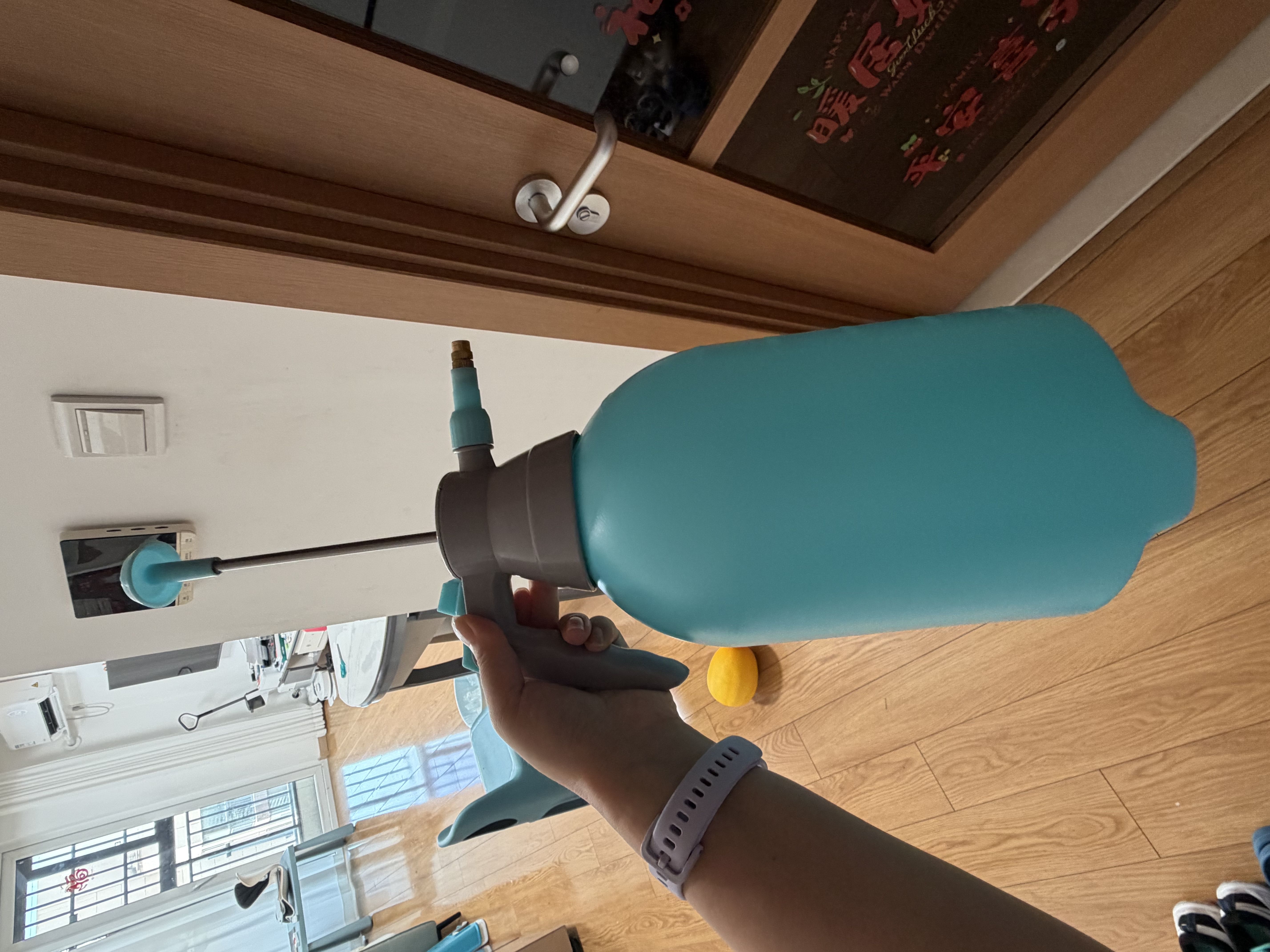 农宝喷壶浇水壶浇花洒水壶园艺浇灌水壶家用消毒酒精喷壶3.0L松绿色 实拍图
