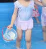 佑游儿童泳衣女孩泡温泉泳衣小童婴幼儿连体游泳三件套31605美人鱼L 实拍图
