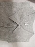 优衣库棉莫代尔混纺POLO领针织衫/短袖女装26春夏新款484607 03 灰色 L 实拍图