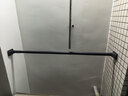 卡贝免打孔伸缩晾衣杆窗帘杆罗马杆阳台挂衣杆浴室浴帘杆灰色110-190 实拍图