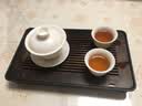京东京造 茶杯盖碗  360°旋转可悬停功夫泡茶盖碗茶具羊脂玉瓷薄胎150ml 实拍图