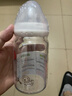 佩奇妈妈新生儿奶瓶幼婴儿奶瓶玻璃奶瓶宝宝宽口径高硼硅玻璃180ml 实拍图