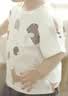 巴厘小猪男童T恤短袖夏季薄款儿童本草棉上衣女童纯棉婴幼儿夏天宝宝衣服 小象积木 小象积木 100 实拍图