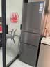 海尔（Haier）203升冰箱风冷无霜家用中小型三开门宿舍出租房黑金净化一级能效节能省电三门三温冰箱 随心舱+鲜冻舱+007软冷冻 晒单实拍图