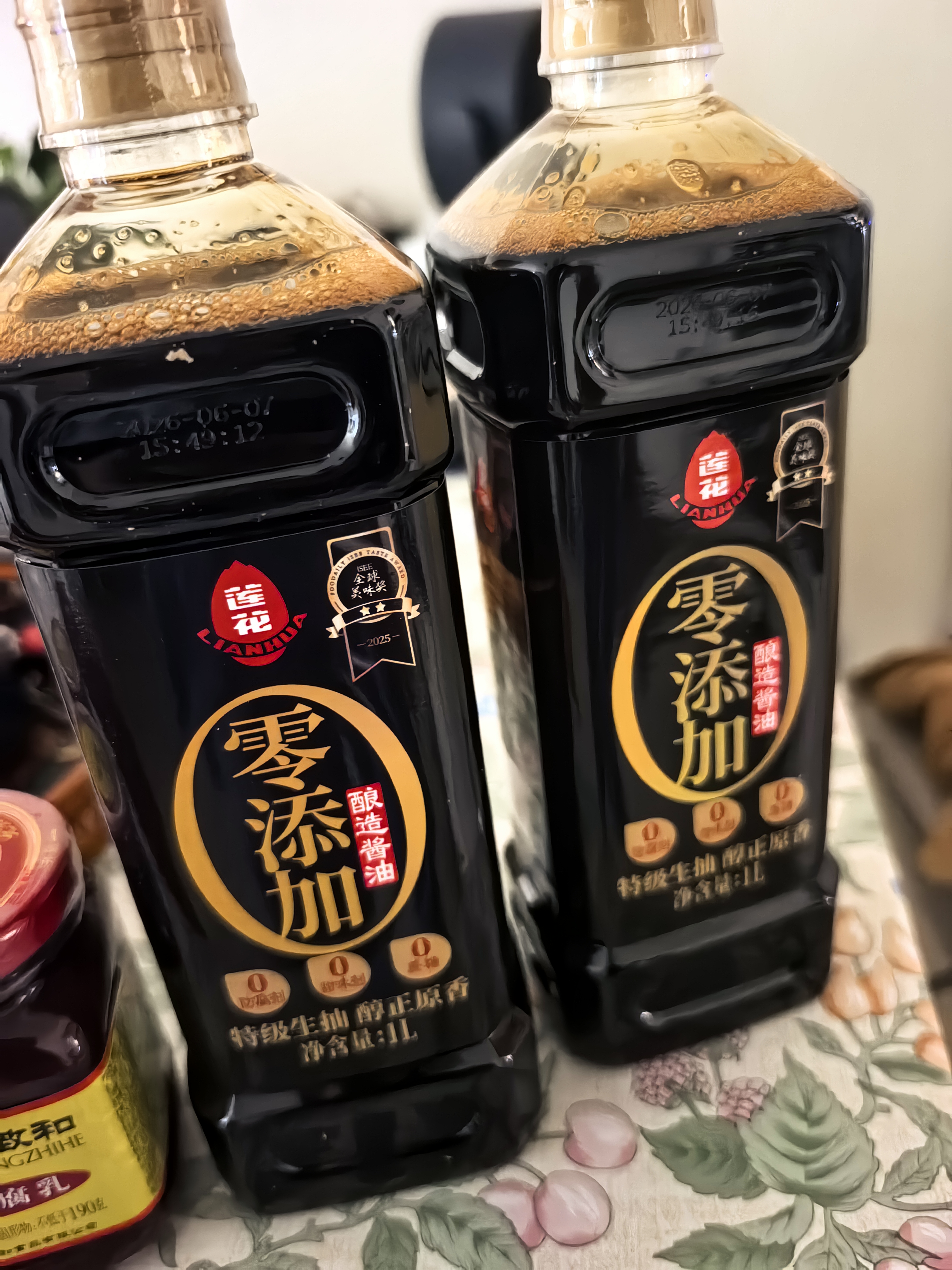 莲花特级酿造酱油1L*2瓶【0添加 特级】美味纯粮食酿造厨房家用 实拍图
