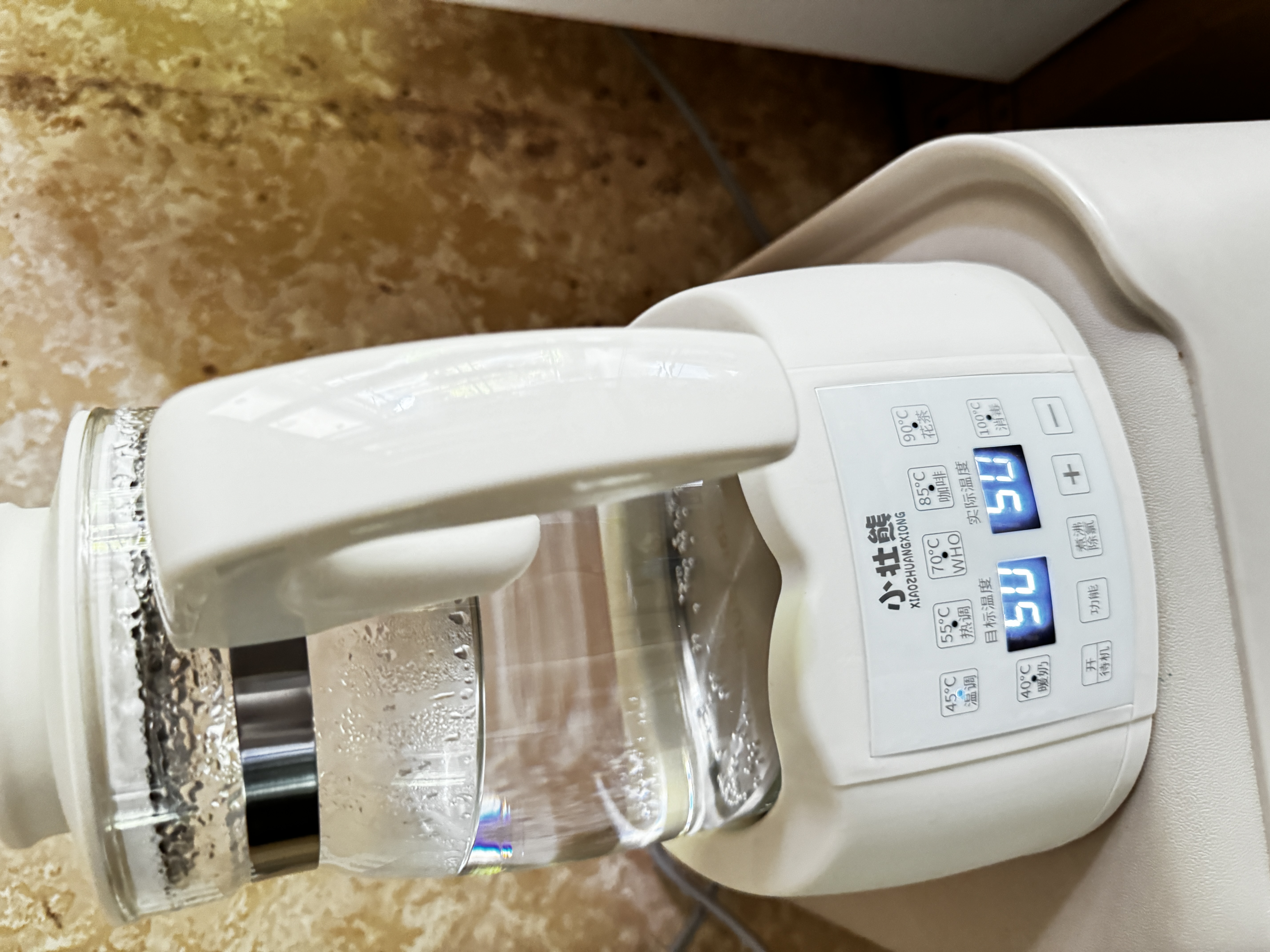 小壮熊恒温水壶恒温壶婴儿调奶器热烧水壶温热暖奶器冲奶电热水壶家用 实拍图
