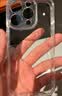品胜 适用苹果16Pro手机壳iPhone16Pro保护套简约透明 防摔抗指纹耐磨超薄超透网红软边 透明 实拍图