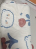 洁丽雅（Grace）浴巾女夏 家用儿童成人吸水速干可裹珊瑚绒 70*140cm 小萌兔运动 实拍图