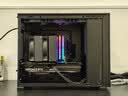 乔思伯（JONSBO）松果D31 MESH版黑色 MATX机箱（双360冷排/ATX电源/Type-c Gen2 10Gbps+/垂直风道/长显卡） 实拍图