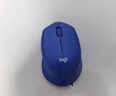 罗技（Logitech）M330 静音鼠标 无线鼠标 办公鼠标 右手鼠标 蓝色 带无线2.4G接收器 实拍图