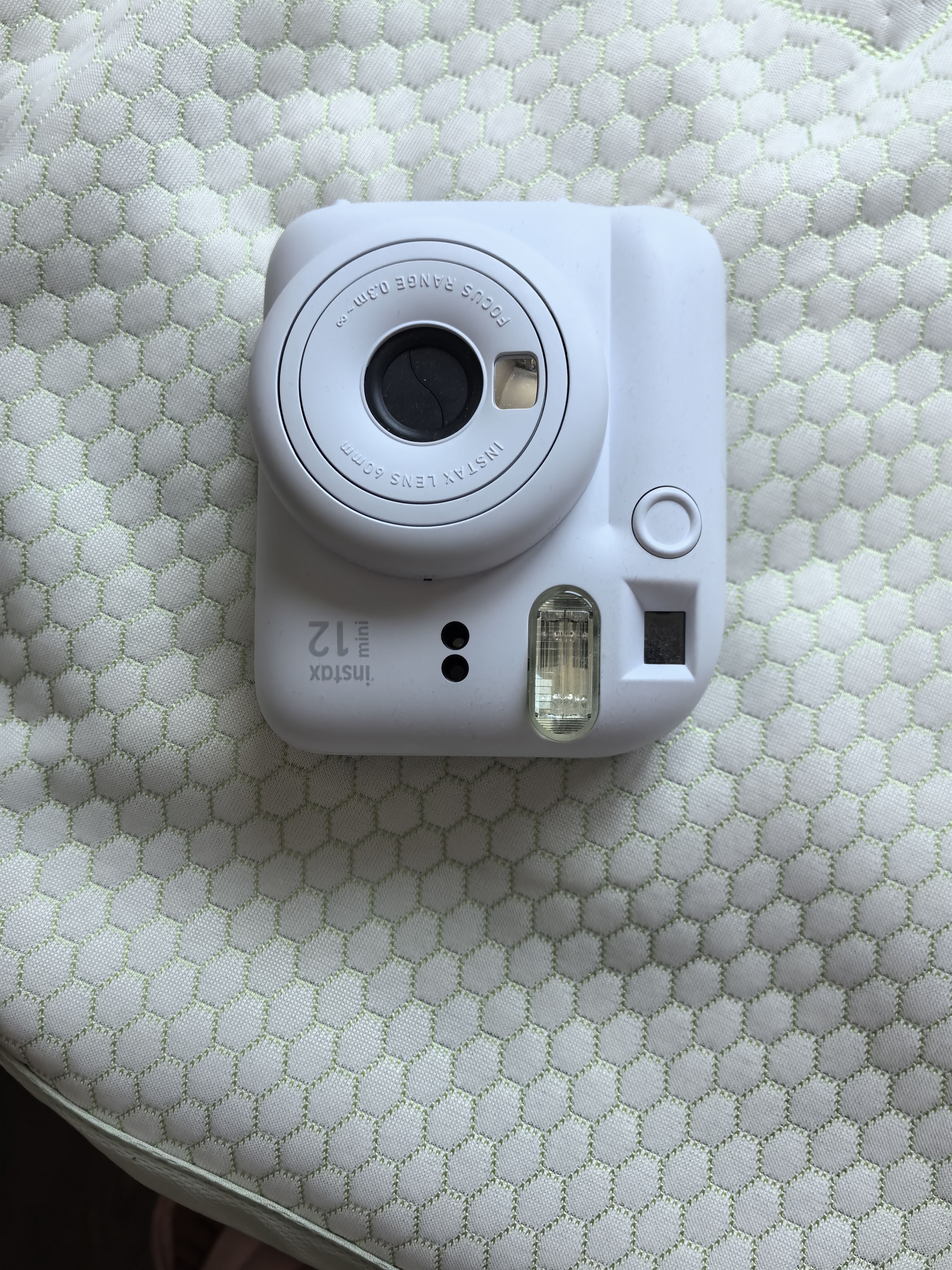 富士（FUJIFILM）立拍立得mini12相机mini11升级款相纸一次成像拍照生日送礼物 Mini12 茉莉白 国际版 实拍图