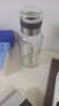 【送杯套】大容量加厚玻璃杯子便携杯茶水分离带杯套泡茶水杯 透明 1000ml吨吨桶 1只装 实拍图