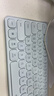 雷柏（Rapoo）E9350L AI版 99键无线/蓝牙多模充电键盘 刀锋超薄便携紧凑无线办公键盘 一键直达DeepSeek 水蓝 实拍图