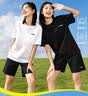 李宁运动套装夏季女装套装冰丝短袖短裤速干衣跑步t恤羽毛球篮球服 实拍图