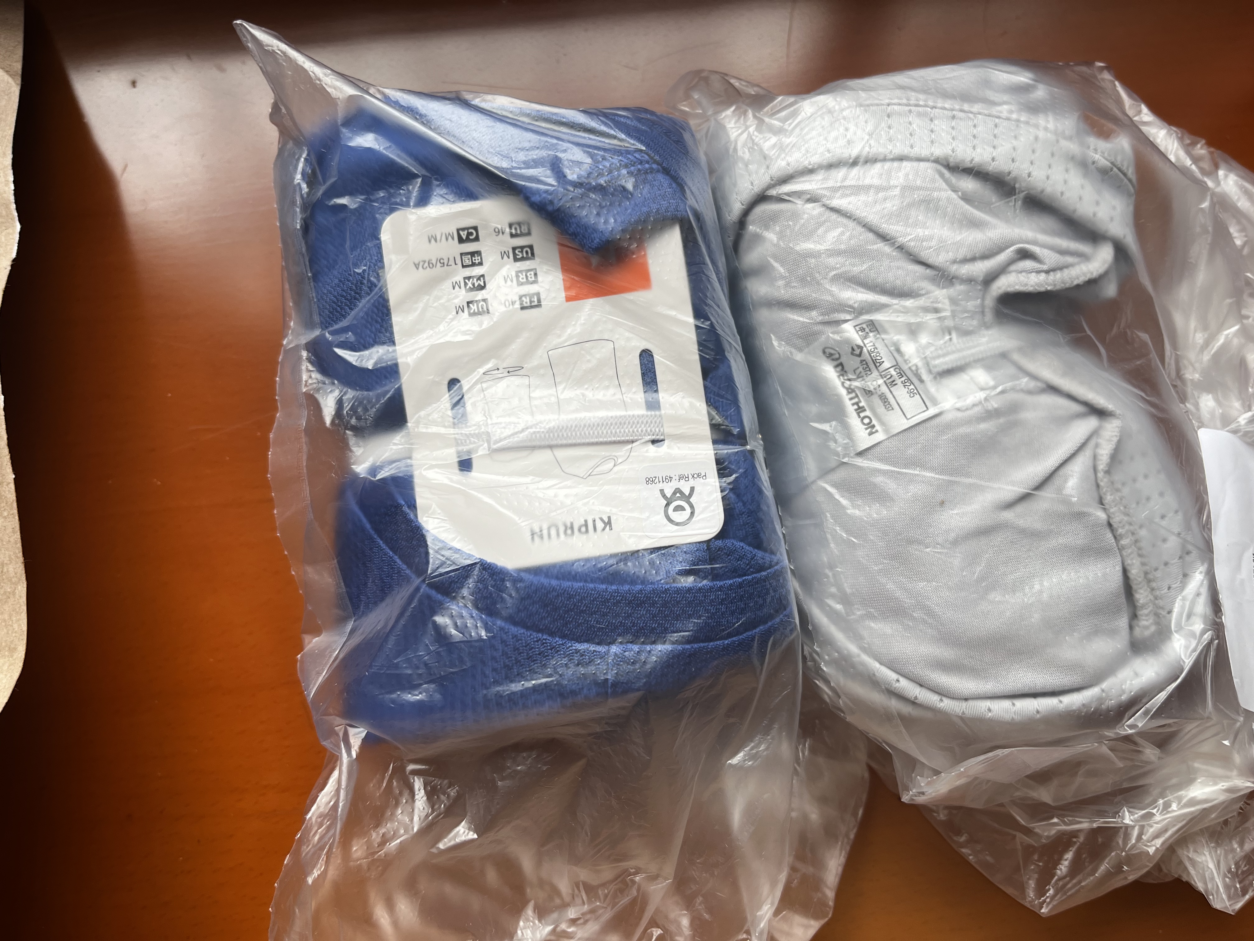 迪卡侬短袖速干衣男吸汗透气半袖上衣运动健身t恤海洋蓝M-4391373 实拍图