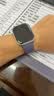 Apple/苹果 Watch S11 智能手表GPS款46毫米银色铝金属表壳雾紫色运动型表带S/M MEVW4CH/B 实拍图