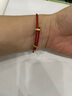 周大福女款 配件不锈钢扣手绳/尼龙钢丝绳 21.25cm AX82生日礼物 实拍图