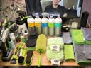 绿田（LUTIAN）汽车清洁工具箱牛津布手提篮洗车美容店手提式加厚便携分格收纳盒 实拍图