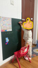 飞博士墨绿色60*90cm磁性黑板墙贴可移除儿童画板创意涂鸦墙环保可擦写无尘黑板磁吸家用学生磁力小黑板 实拍图