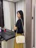 纪诗哲（GIEVSZHE）轻奢包包女士包2026新款斜挎戴妃包生日七夕情人节礼物送女友老婆 【当/次日达】米白色-七夕礼物送女友/一生只送一人 -情人节生日礼物送女友老婆【礼盒包装】 实拍图