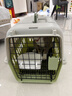 KimPets猫咪航空箱猫包外出便携猫笼子猫箱狗狗托运箱车载狗笼宠物太空舱 蒂安绿S 12斤内猫犬 【加厚耐磨】 送隔尿底板 实拍图
