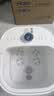 海尔（Haier）泡脚桶恒温加热全自动按摩足浴盆银离子抑菌洗脚盆仿真按摩泡脚盆足浴桶节日礼物礼品送男女朋友 银离子抑菌/自动按摩/800W功率/升级防电墙 实拍图