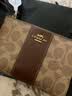 蔻驰（COACH）【品牌直供】女士手拿包手腕包拉链款小号棕色CW854礼物送女友 实拍图