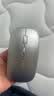 英菲克（INPHIC）M1无线鼠标可充电办公蓝牙三模电量显示静音便携适用于惠普华硕苹果IPAD笔记本电脑无限轻音 【蓝牙三模电量显示版-无线轻音】Ty-C充电太空银 实拍图