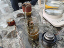 德国进口摔钢化玻璃杯耐摔隔热保温水杯双层鹅蛋杯男士茶杯 大容量双层750ml钢色+304常规网0只 实拍图