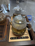 友家铺子（Biooner）全自动上水电热水壶烧水壶家用办公茶台一体机茶桌茶几嵌入式茶具套装 玫瑰金蒸茶款1L 实拍图