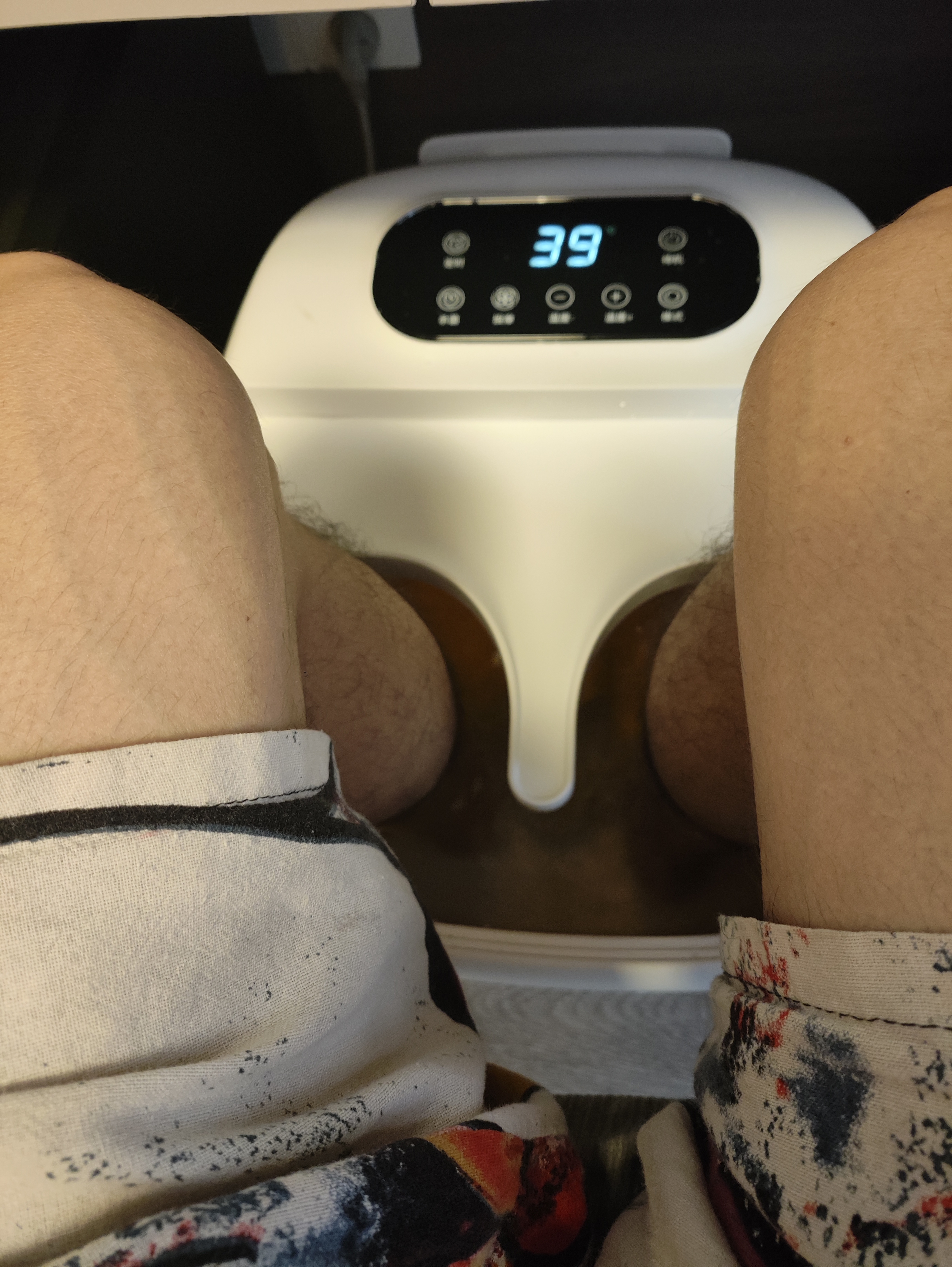 美的（Midea）泡脚桶杀菌足浴盆加热暖脚自动按摩保暖洗脚盆熏蒸暖泡喷淋生日礼物送男女友长辈三伏暴汗 ZL310 实拍图